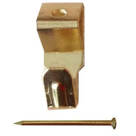 GANCIO P/QUADRO X N. 0 ACC OTTON C/SPILLO 20 PZ 15 SC