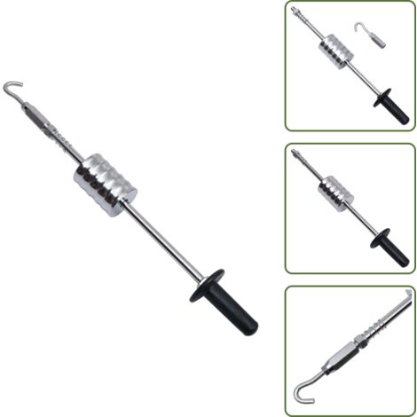 Gancio per ammaccature - vidaXL Martello Scorrevole con Gancio 65 cm in Acciaio al Carbonio - Strumento officina