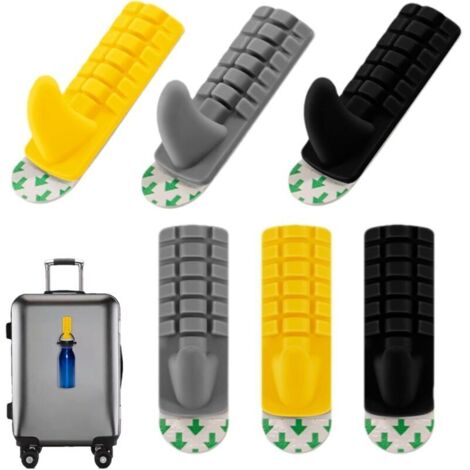 Gancio per appendere bagagli, gancio adesivo per auto - Gancio per appendere valigie con presa forte, borsa di sicurezza in silicone per bagagli da viaggio, gancio per bagagli, appendiabiti
