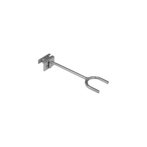 GANCIO PER BARRA PER ESPOSIZIONE DECESPUGLIATORE (INFERIORE)  mm.268 l.