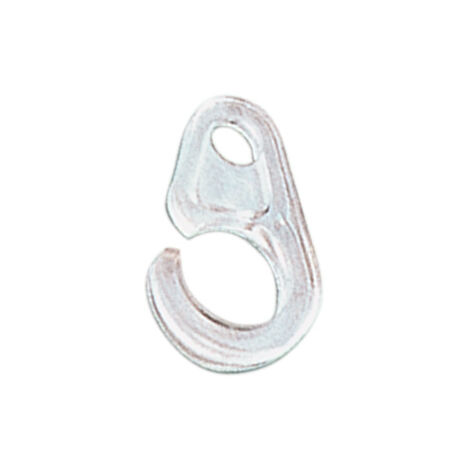 GANCIO PER BASTONE TENDA D 10 MM PLASTICA TRASPAR. 500 PZ