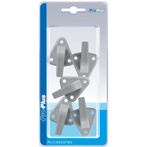Gancio per corda in plastica con occhiello 48x45mm 5 pezzi in blister