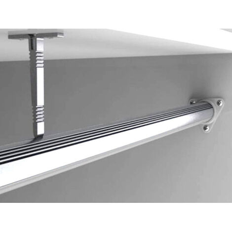 Gancio per Fissaggio Da Soffitto Muro Tetto in Armadio Sottopensile Mensola del Profilo Barra Alluminio Tondo BA6001
