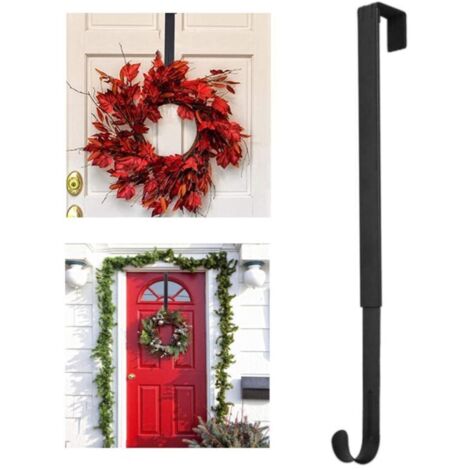 Gancio per ghirlanda natalizia Eosnow, supporto per porta in metallo per decorazioni natalizie