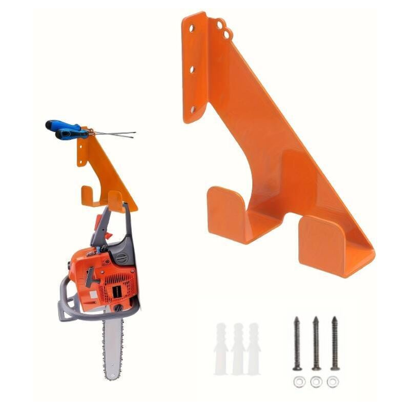 Image of Gancio per motosega Stihl, 1 confezione, supporto da parete per motosega, supporto da parete per motosega, supporto per motosega resistente