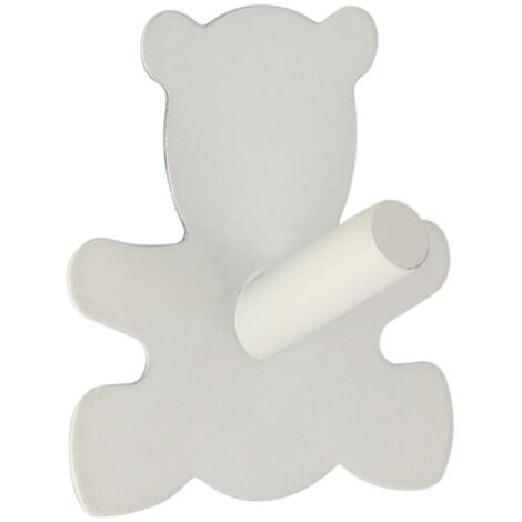 Gancio per orsetto in acciaio inox da 3 m - bianco - Tendance