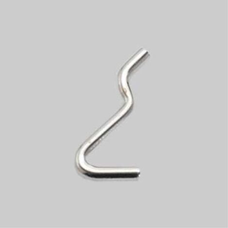 Gancio per pannello forato tipo 'n.1' 15x31 mm (200 pezzi)