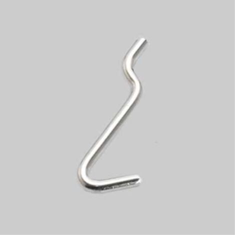 Gancio per pannello forato tipo 'n.2' 15x42 mm (200 pezzi)