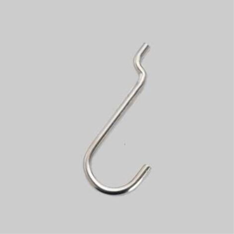 Gancio per pannello forato tipo 'n.4' 22x53 mm (200 pezzi)
