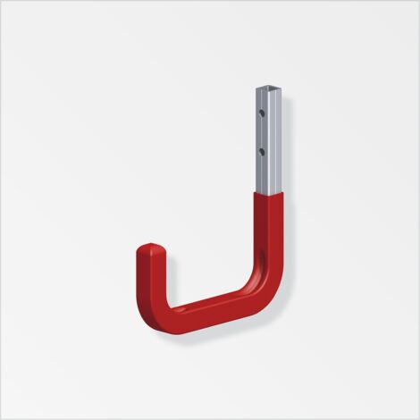 GANCIO PER PARETI ALLUMINIO GOMMA ROSSO 80X120
