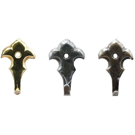Gancio per quadri 'giglio magnum' mm 45 - pz.  2 bronzato