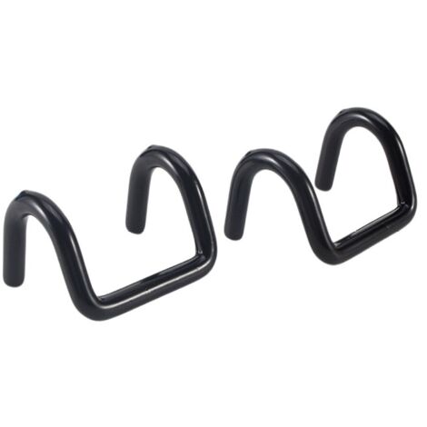 Gancio per trazioni, accessorio per ganci in metallo, attrezzatura per fitness muscolare, gancio per fitness portatile, braccio resistente, gancio in metallo per tricipiti, acciaio nero
