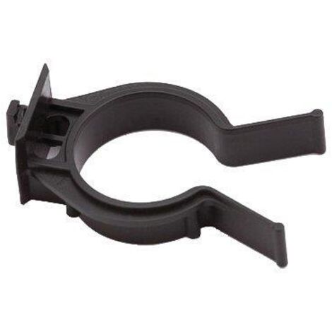 GANCIO PIEDINO MOBILI ABS - NERO FISSAGGIO A ZOCCOLO MM 28- 50 pezzi