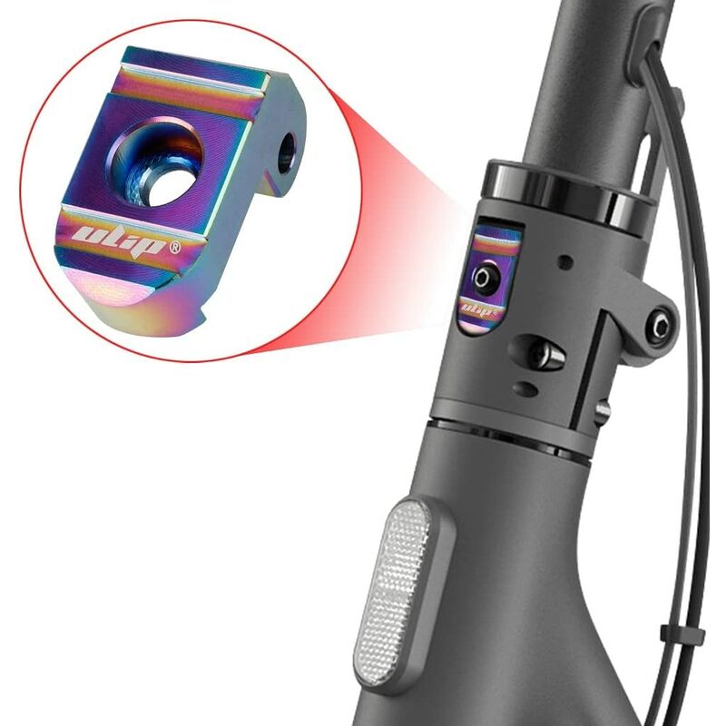 Gancio pieghevole per scooter, blocco di