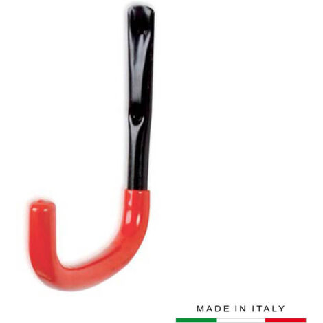 GANCIO PORTA BICI BOLIS - ACCIAIO VERN NERO/GUAINA MM 200X16 P.MM 140 - 5 pezzi
