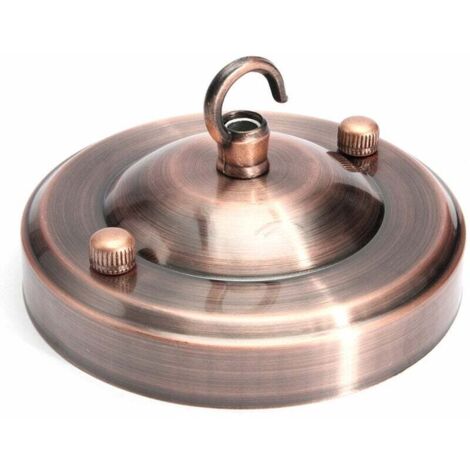 Gancio portalampada a sospensione retrò in bronzo, per casa, cucina, bagno