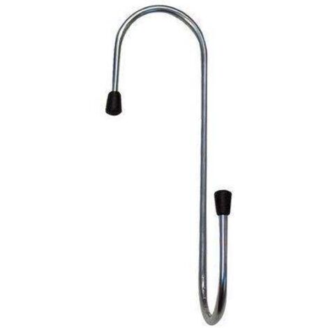 GANCIO S MULTIUSO 684 MINUTEX - ACCIAIO ZINCATO FINALE TAPPO IN PVC H.CM 18 - 24 pezzi