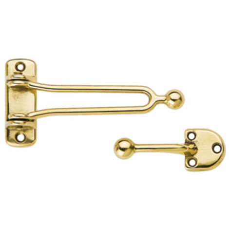 GANCIO SICUREZZA ROMA OTTONE LUCIDO MM. 130X65. Prezzo per 1 pezzo.