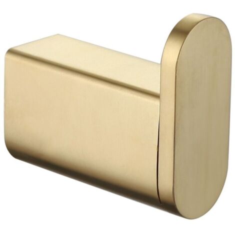 Gancio singolo in bronzo spazzolato