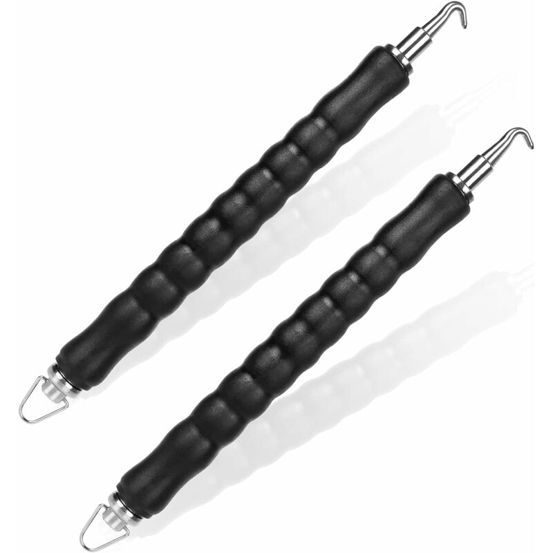 Gancio Twister per filo metallico da 2 pezzi per