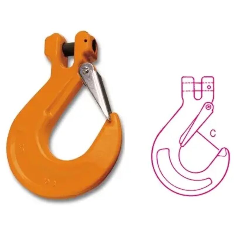 Robur - Gancio di sollevamento clevis 8060r - 3150...