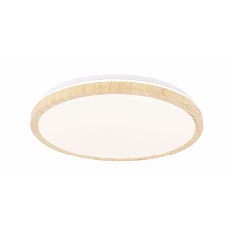 GANDAVA PLAFONIERA 24W LED PLAFONIERA IN LEGNO BIANCO 4000K