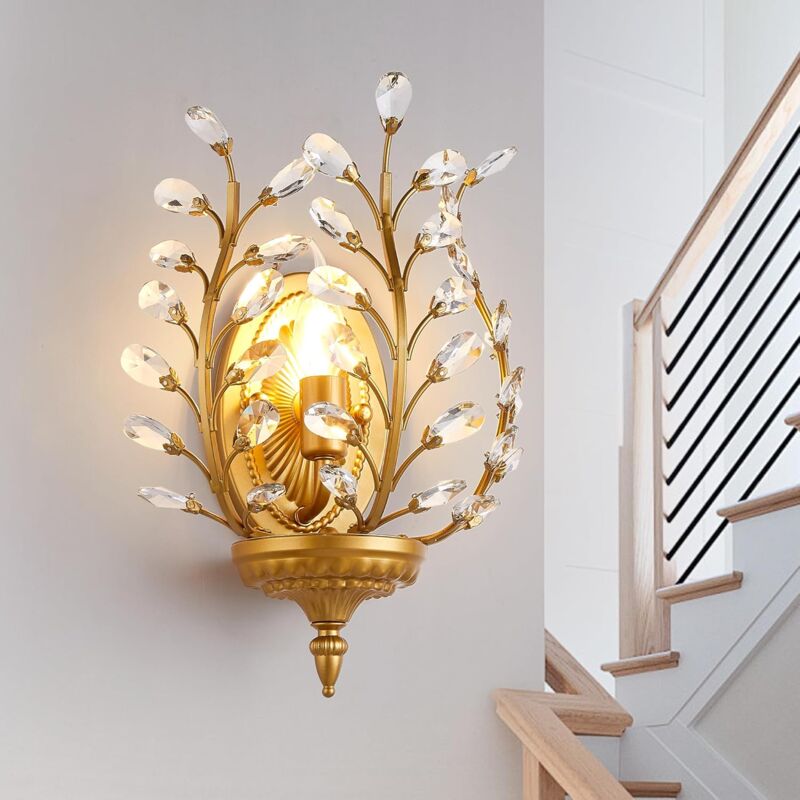 Image of Crystal Wall Lights Antique Retro Vintage&hellip;