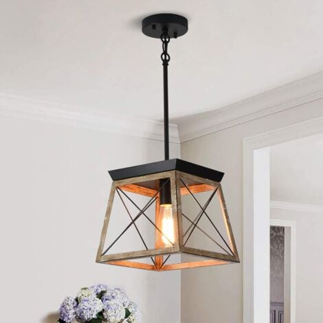 Gasiashop - B23 - LAMPADARIO A SOSPENSIONE COUNTRY IN CORDA CANAPA