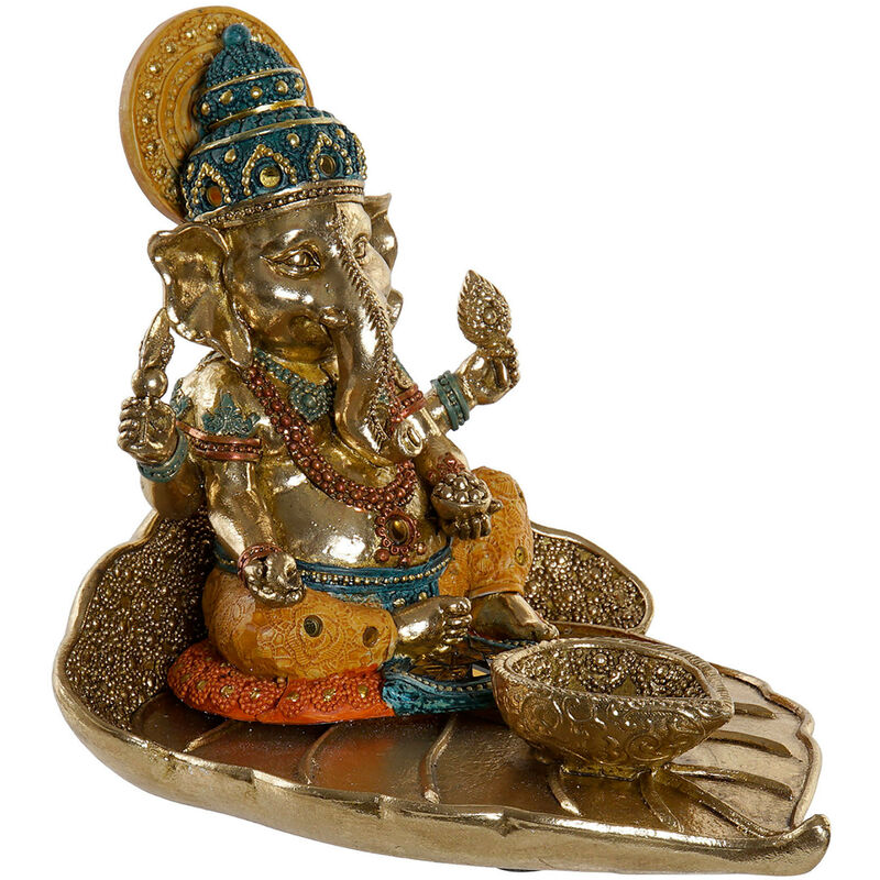 

Ganesha Decorativa Resina, Figura Decoración India 23x19x19 cm