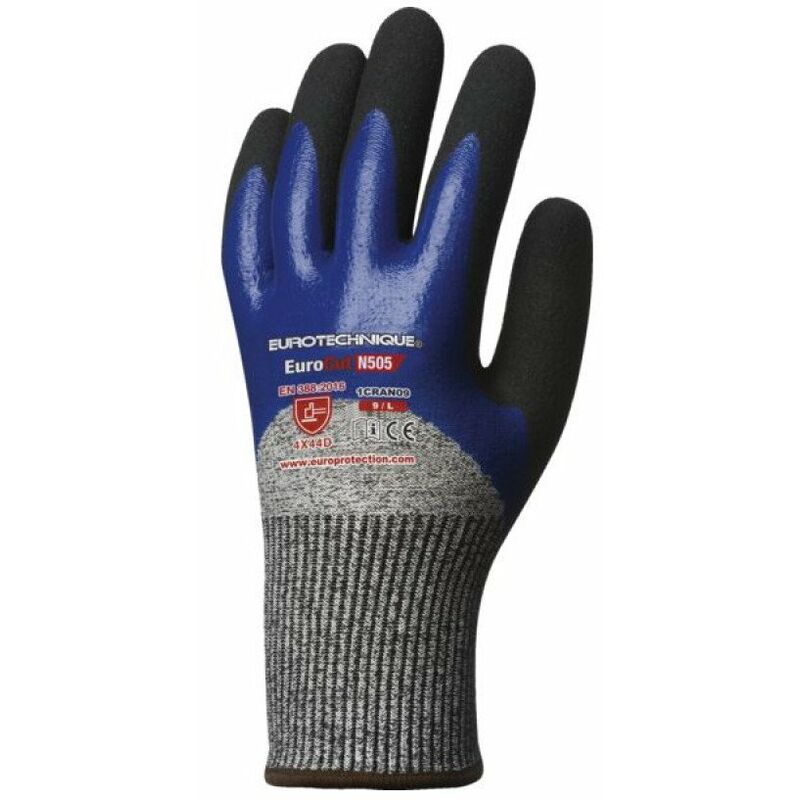Coverguard Sales(euro Protection) - gant 5 a la coupure eurocutn505 enduction nitrilet11 19259-11