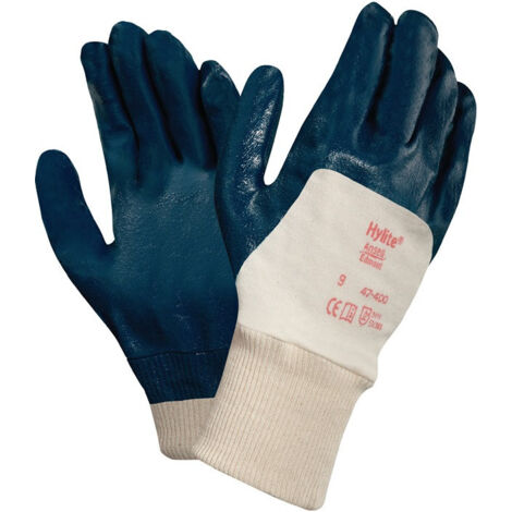 Gant ActivArmr Hylite 47-400 Taille 10 blanc/bleu EN 388 PSA II ANSELL (Par 12)