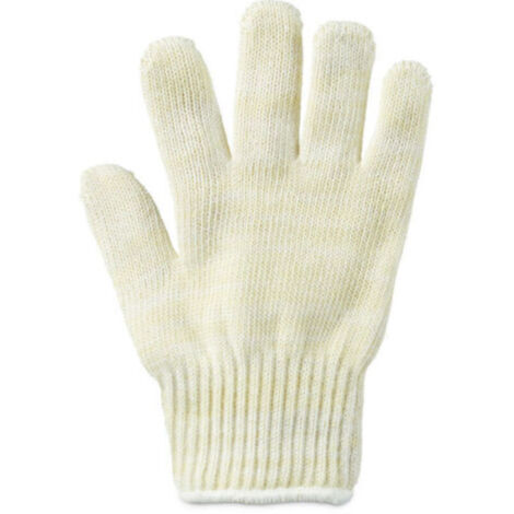 Gant anti-chaleur, four, cheminée, résistant à la chaleur jusqu'à 300°C, taille universelle, beige