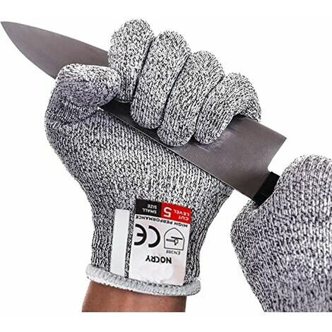 Gant Anti Coupure, Gant Huitre, Gants Alimentaire, Huitre, Gants de Travail Protection de Niveau 5,pour Découpe de Viande, Filet de Poisson, Mandoline et D'huîtres, Le Soudage(L)