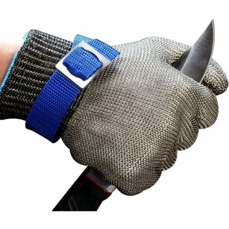 Gant Anti Coupure Gants Anti Coupure Gant en acier inoxydable pour la finition de la découpe de la viande
