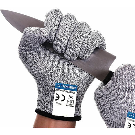 Gant Anti Coupure Gants de Travail Protection de Niveau 5 et Certifié EN388 Gants Jardinage Gants Résistants Aux Coupures Pour L'écaillage D'huîtres, Le Soudage