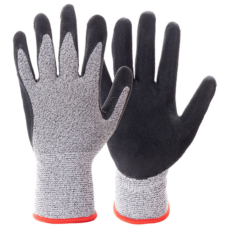 gant anti coupure,gant huitre la protection de niveau 5 en treillis métallique en acier inoxydable convient aux gants de travail pour les huîtres,la