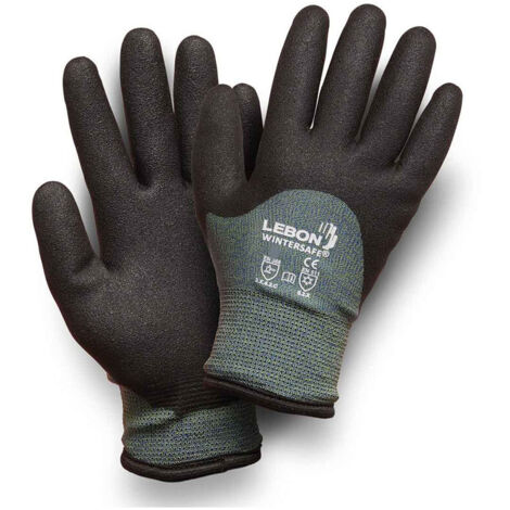 Gant anti-froid LEBON PROTECTION WINTERSAFE-11 Noir Taille 11 PVC enduit