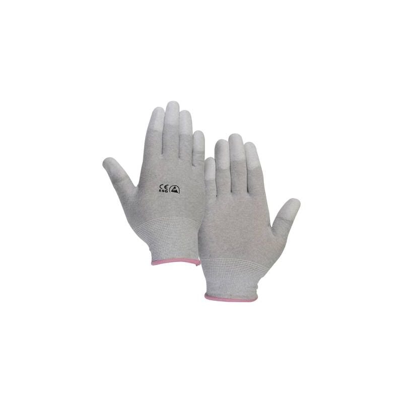 Tru Components - gant antistatique (esd) taille: s epaha-rl-s 1568552 avec revêtement sur les doigts polyamide 1 paire