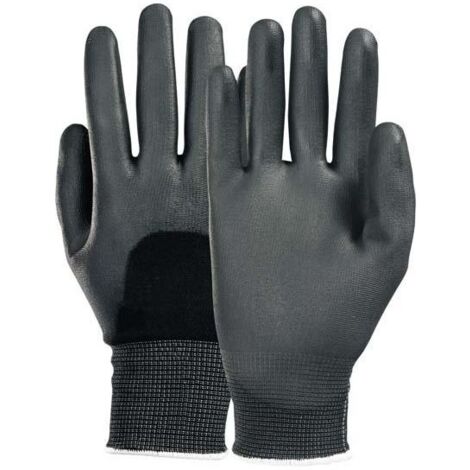 Gant Camapur Comfort 626 taille 7 noir EN 388 catégorie EPI II tricot polyamide avec polyuréthane