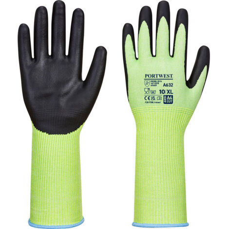 Gant Coupe Verte Longue Poignet Couleur : Vert/noir Taille Xxl - Portwest