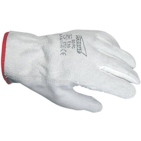 gant croûte et fleur cuir bovin 50fc10 13513-10