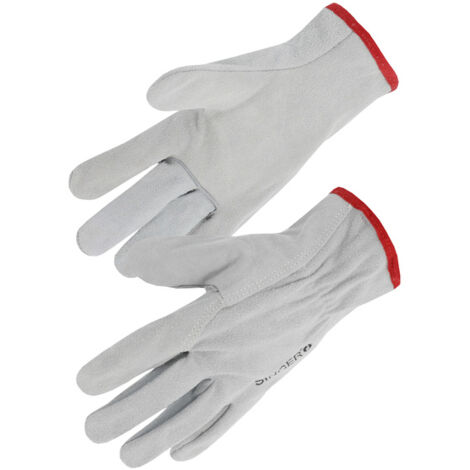 Gant cuir tout croûte bovin naturel Serrage elastique - SINGER - 56S00  T10