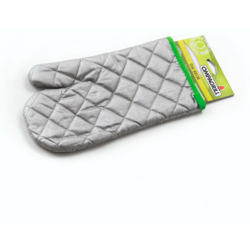 Gant de barbecure couleur argent