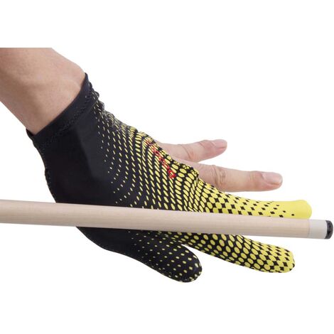 Gant de billard en lycra Boodun Yellow flag - Noir