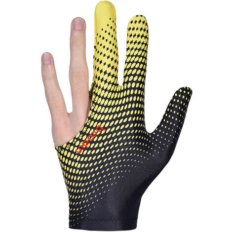 Gant de billard Gant de sport anti-derapant et respirant Gant de sport super elastique a 3 doigts s'adapte a la main gauche ou droite