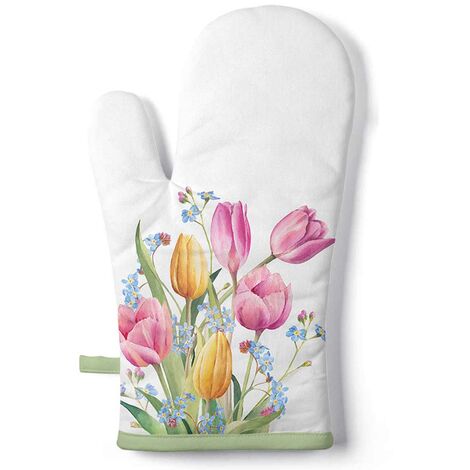 Gant de cuisine Bouquet de tulipes
