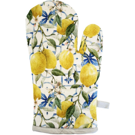 Gant de cuisine citrons méditerranéens