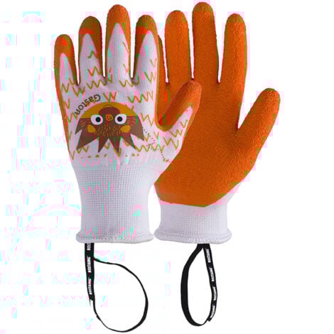 Gant de jardinage enfant orange, GASTON le hérisson - ROSTAING - 6-8 ans