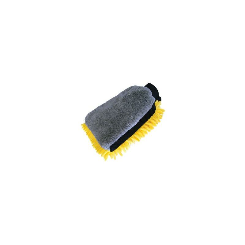 Heliotrade - Gant de lavage auto microfibres 3 en 1 - ultra doux - nettoyage auto - detailing
