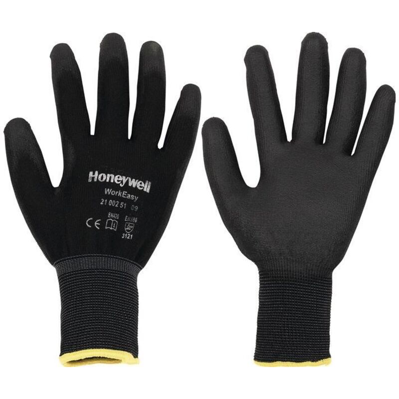 Honeywell - Gant Workeasy Black pu Taille 8 noir pes avec polyuréthane EN 388